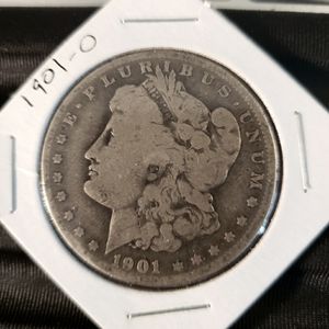 1901 Morgan Silver Dollar Coin